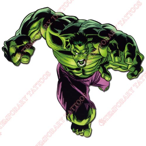 Hulk Customize Temporary Tattoos Stickers NO.161